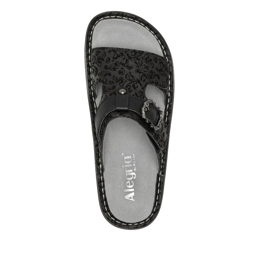 Kasha Ivalace two-strap slide sandal on classic rocker outsole- KAS-7515_S5
