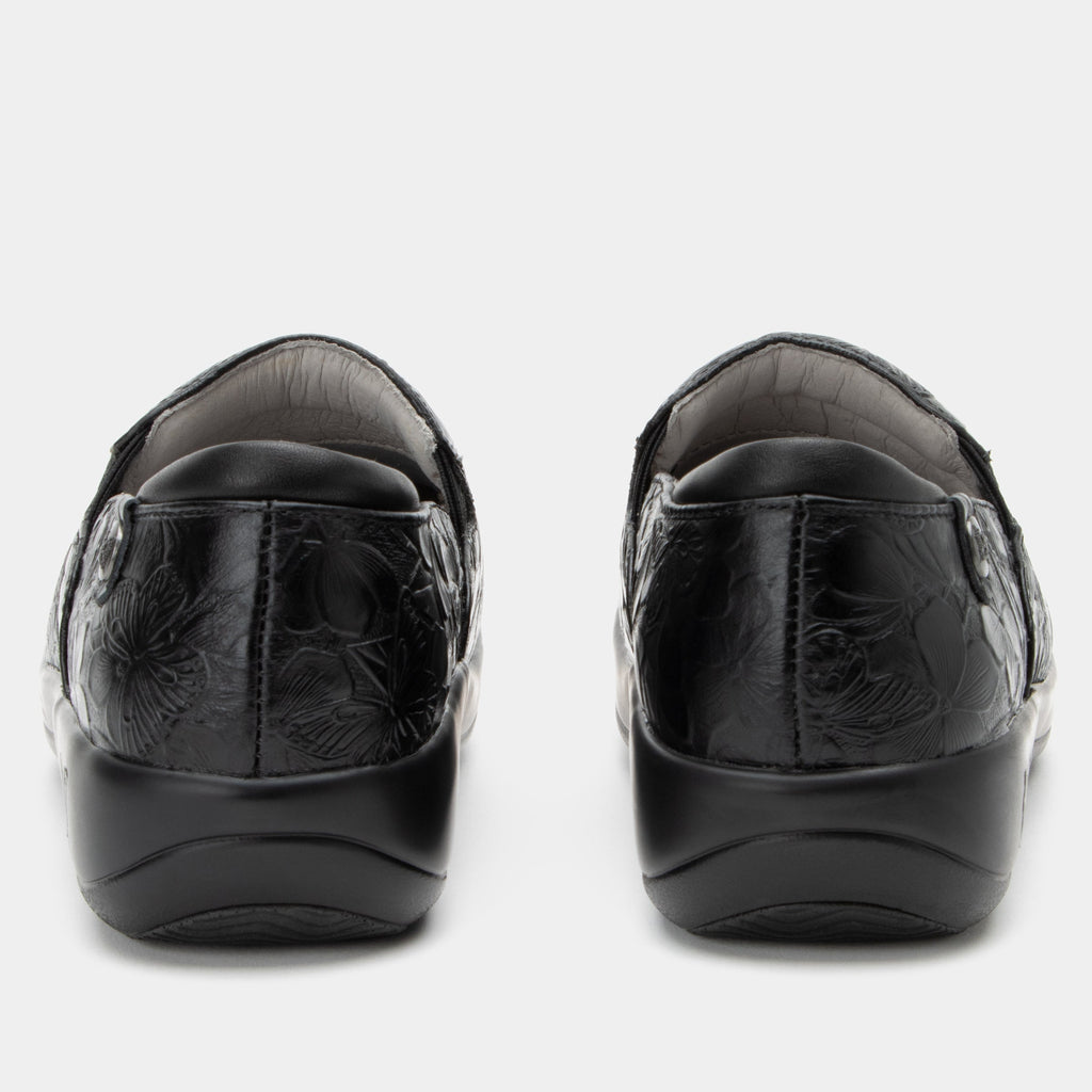 Keli Flutter Black Professional Shoe | Alegria Shoes