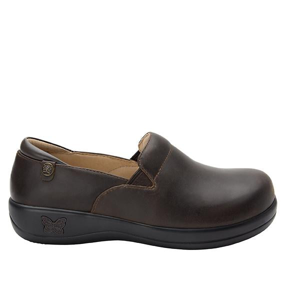 Keli Oiled Brown slip on style shoe with career casual outsole - KEL-6201_S2