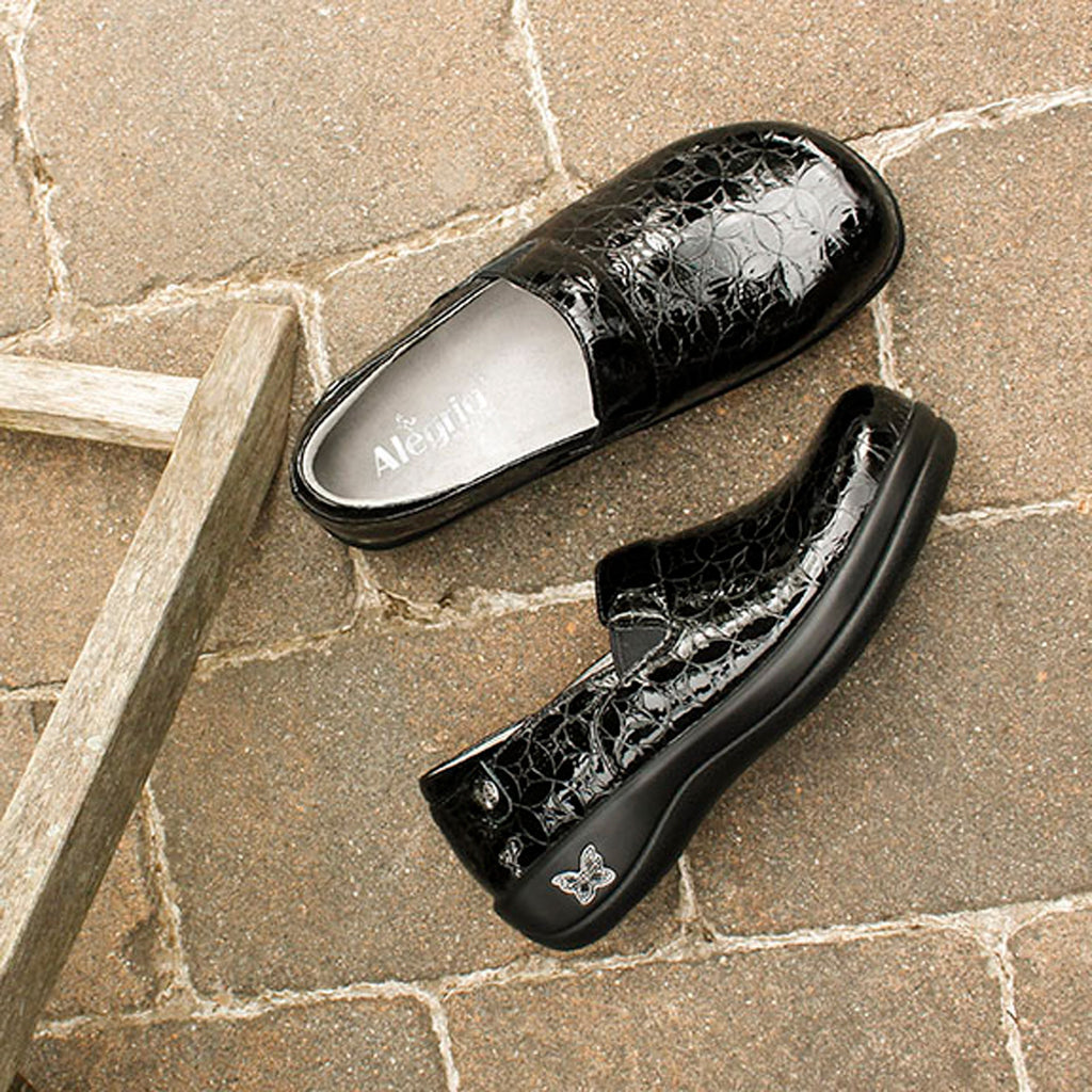 Keli Leaded Glass slip on style shoe with career casual outsole - KEL-7623_S2