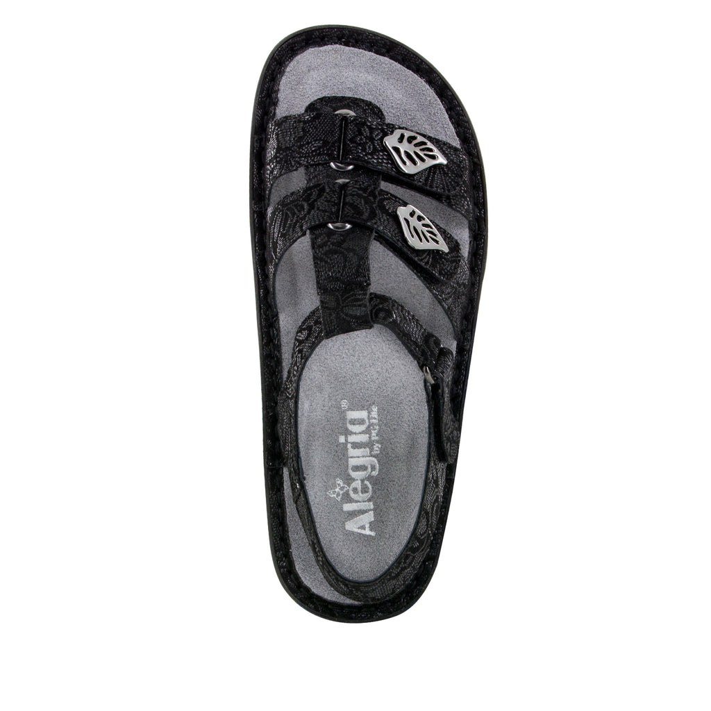 Kleo Black Leaf Sandal (8992547597)