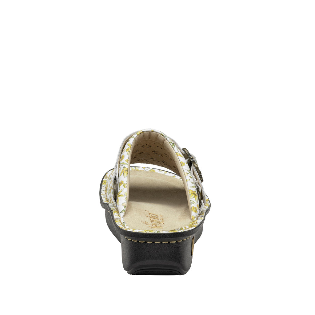 Klover Daffodil sandal with convertible swivel strap on classic rocker outsole- KLO-7537_S4