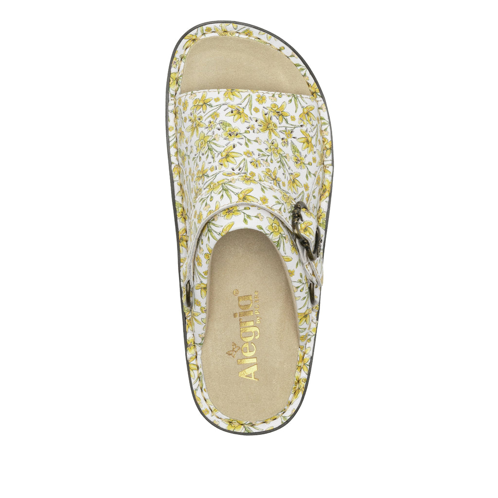 Klover Daffodil sandal with convertible swivel strap on classic rocker outsole- KLO-7537_S5