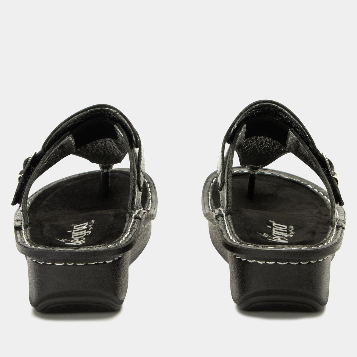Kennedi Twinkle Black Sandal | Alegria Shoes