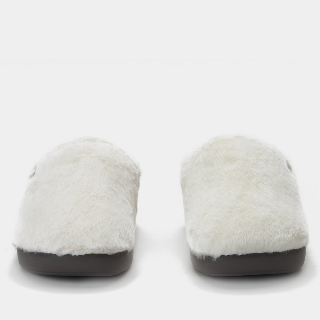 Leisurelee 2 White Slipper | Alegria Shoes
