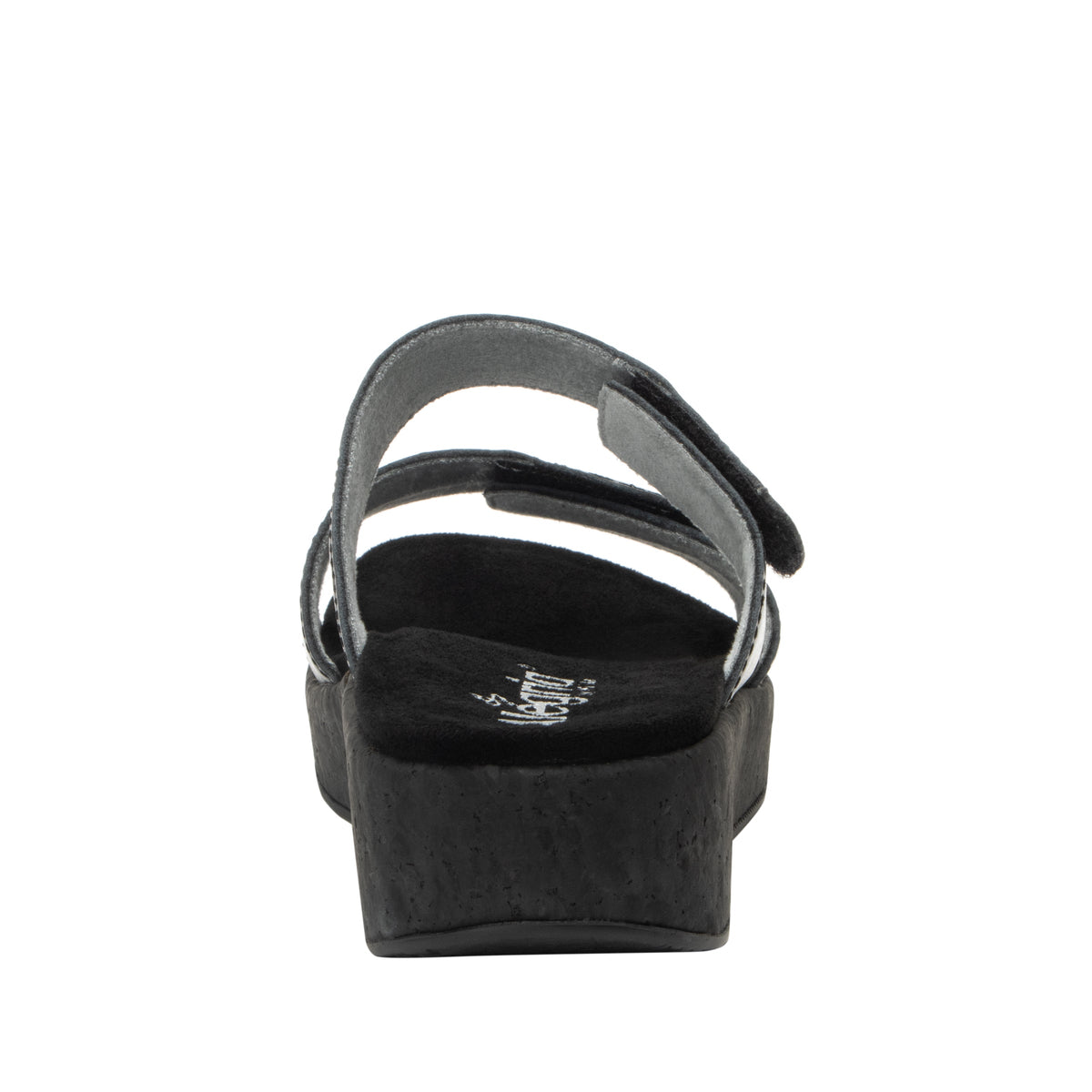 Mena Black Sandal | Alegria Shoes