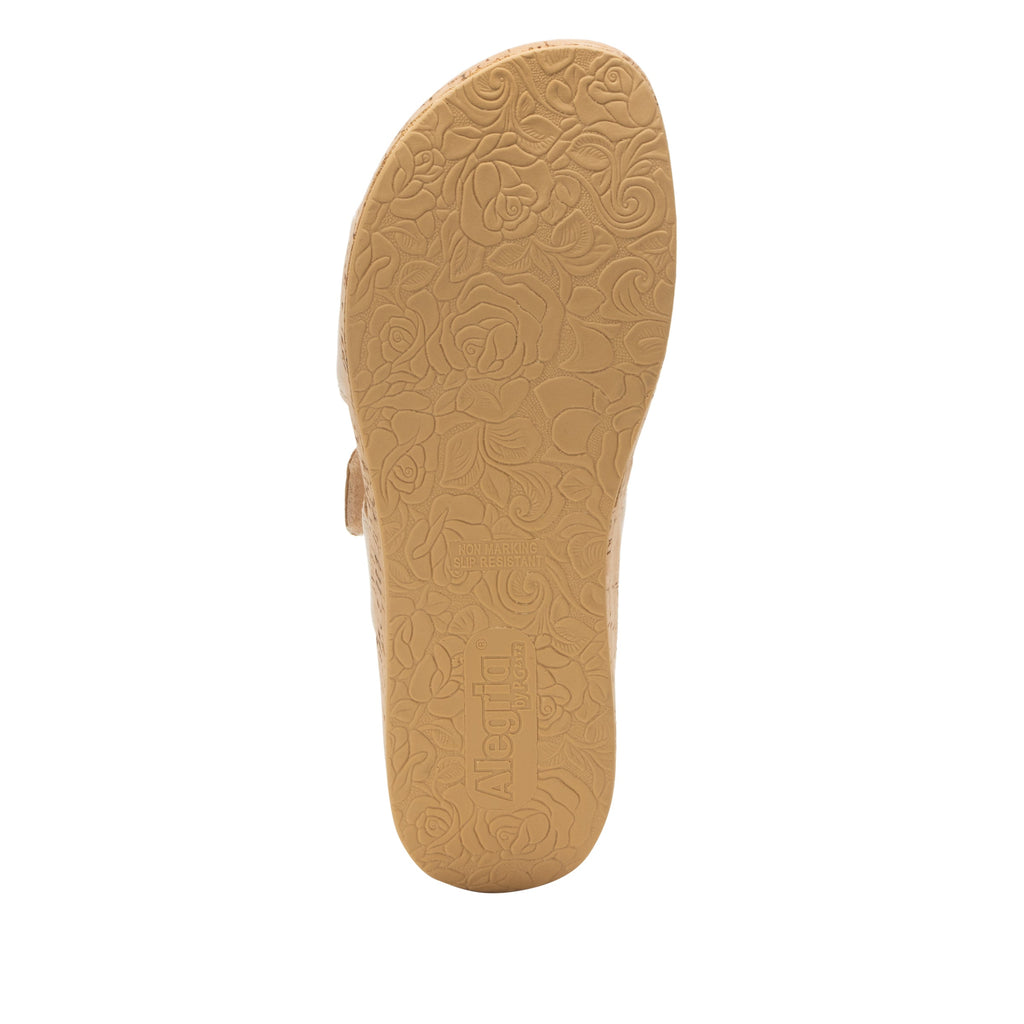 Mena Ivory Mist sandal with adjustable closures on a mini cork wedge rocker outsole- MEN-7442_S5