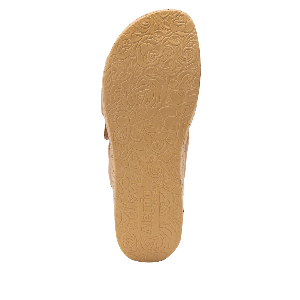 Mena Mauve Mist sandal with adjustable closures on a mini cork wedge rocker outsole- MEN-7443_S5