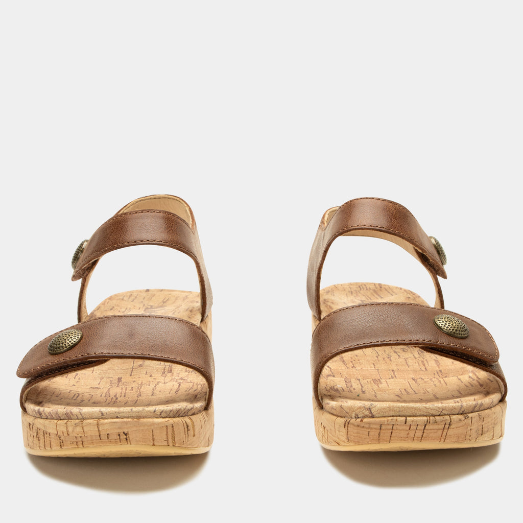 Marta Walnut Sandal | Alegria Shoes