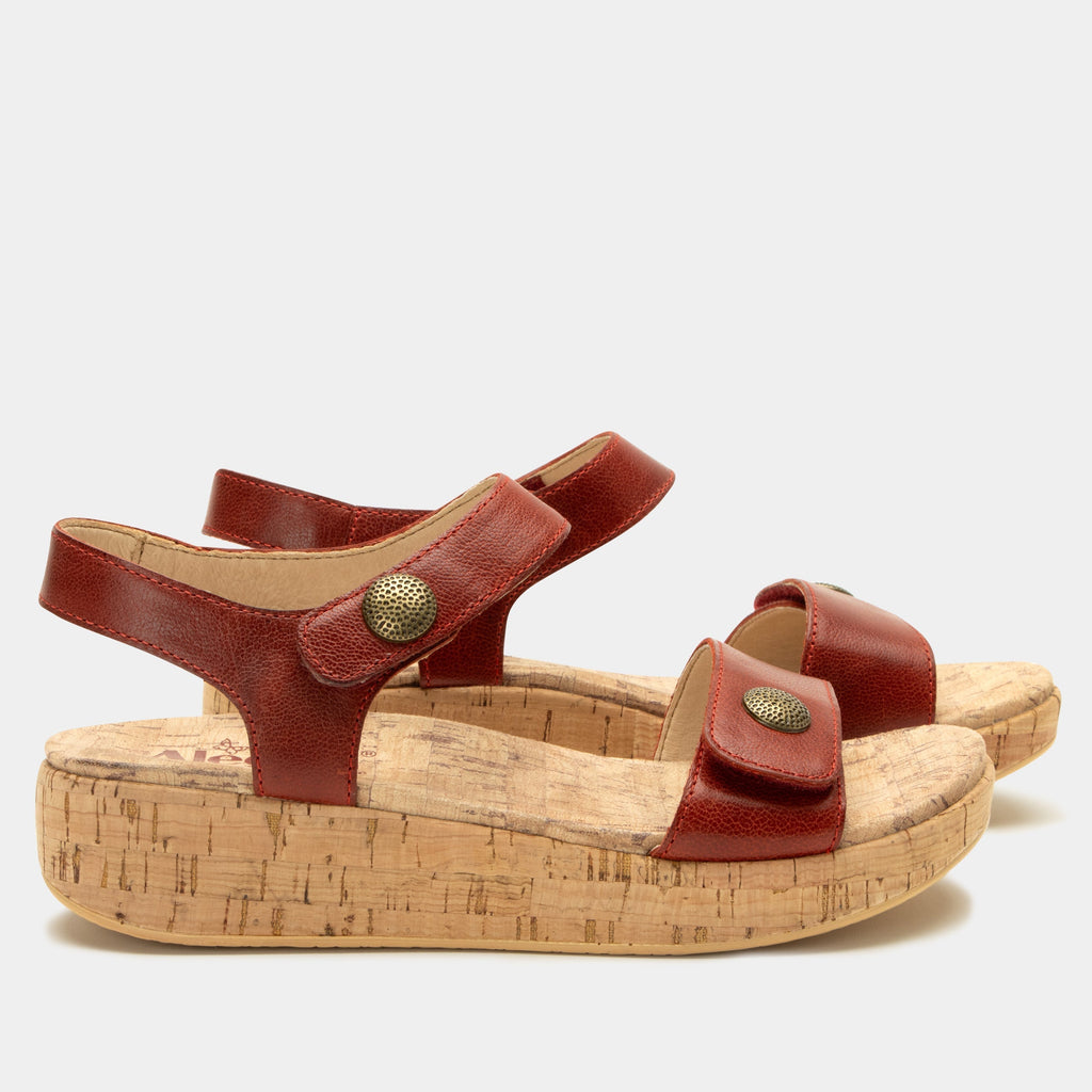 Marta Garnet Sandal | Alegria Shoes
