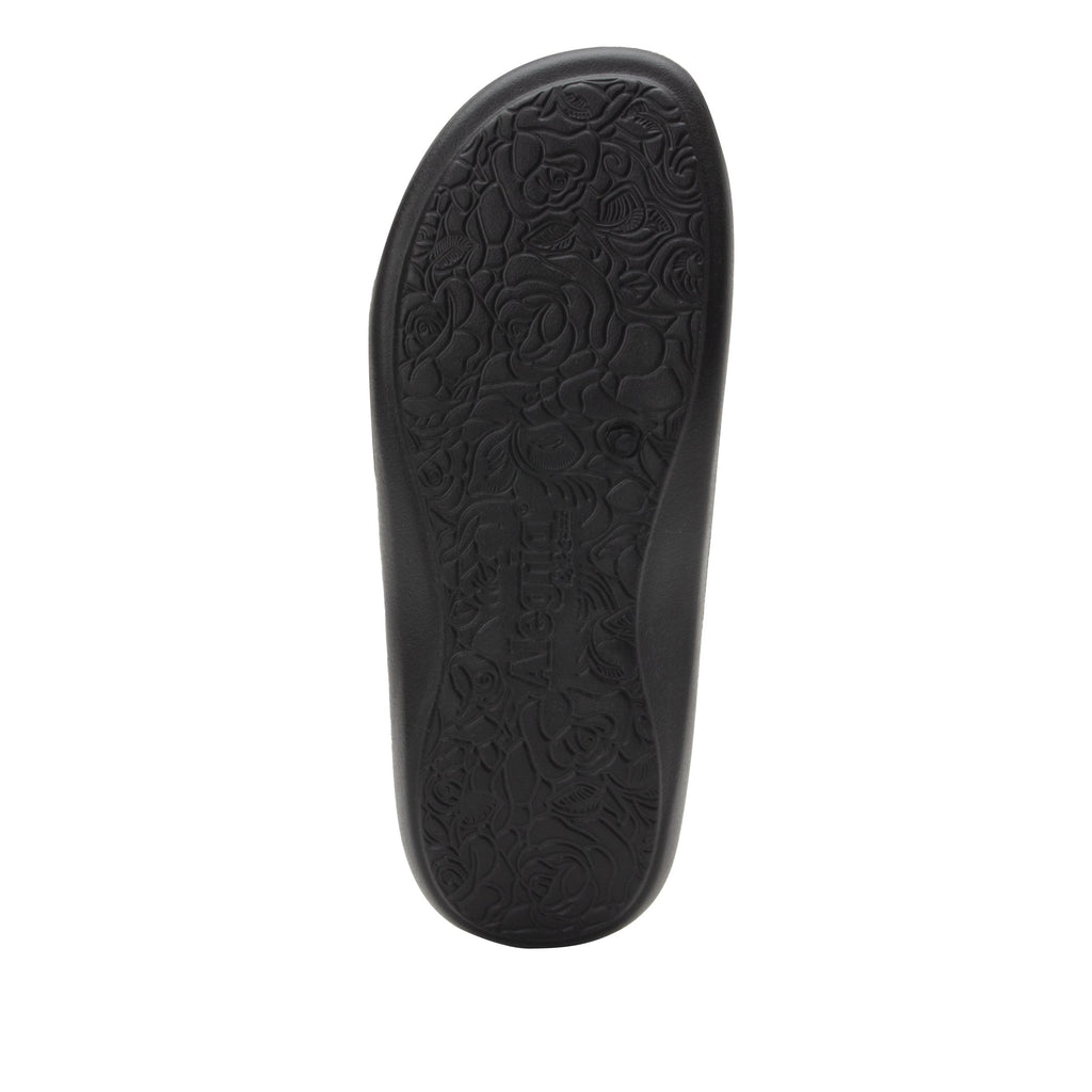 Ode Black EVA flip-flop sandal on recovery rocker outsole - ODE-601_S6