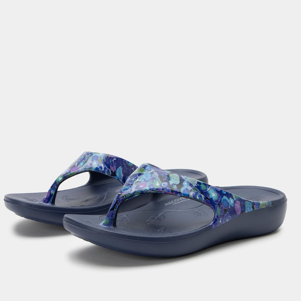 Ode Poppy Pop  Blue Sandal | Alegria Shoes