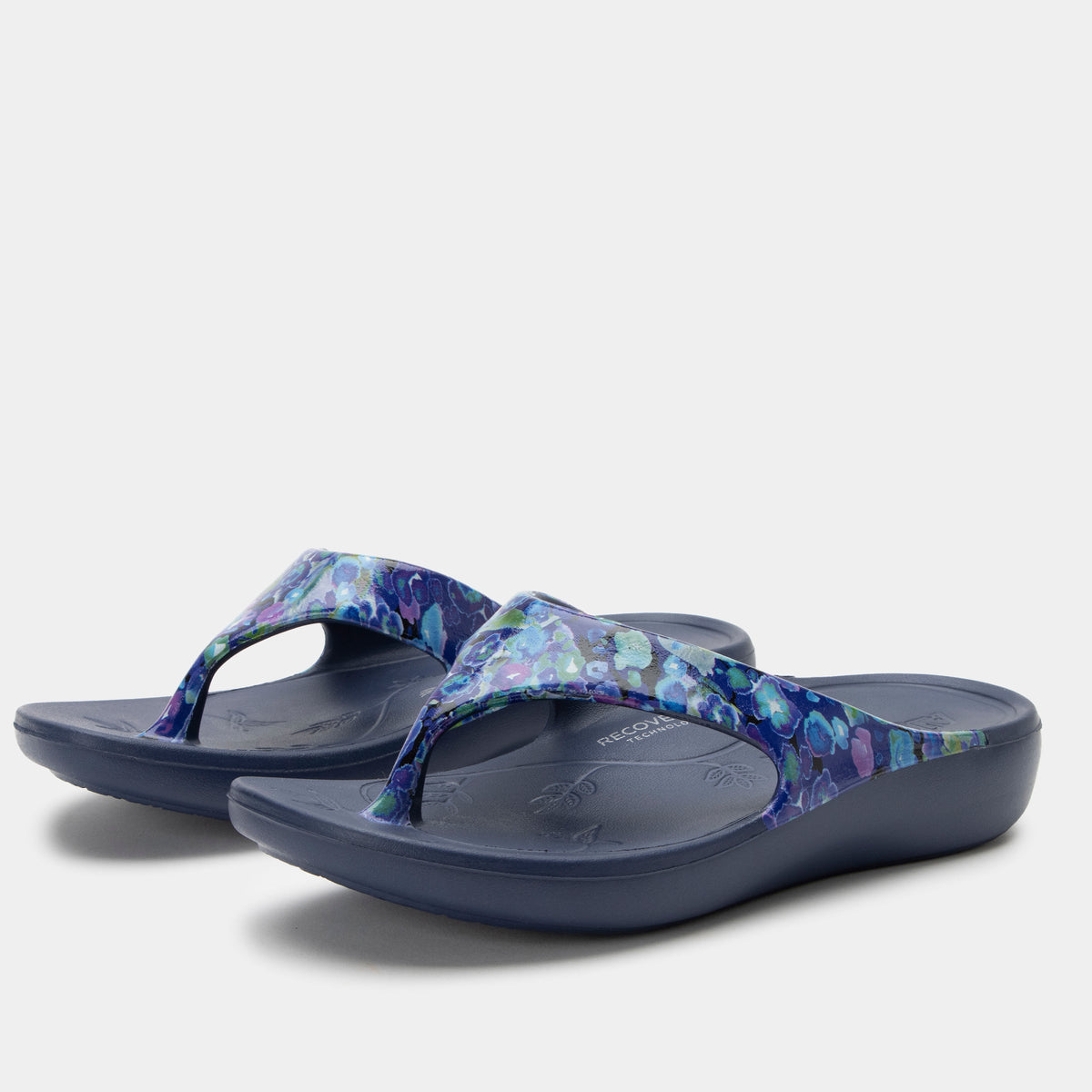 Ode Poppy Pop  Blue Sandal | Alegria Shoes