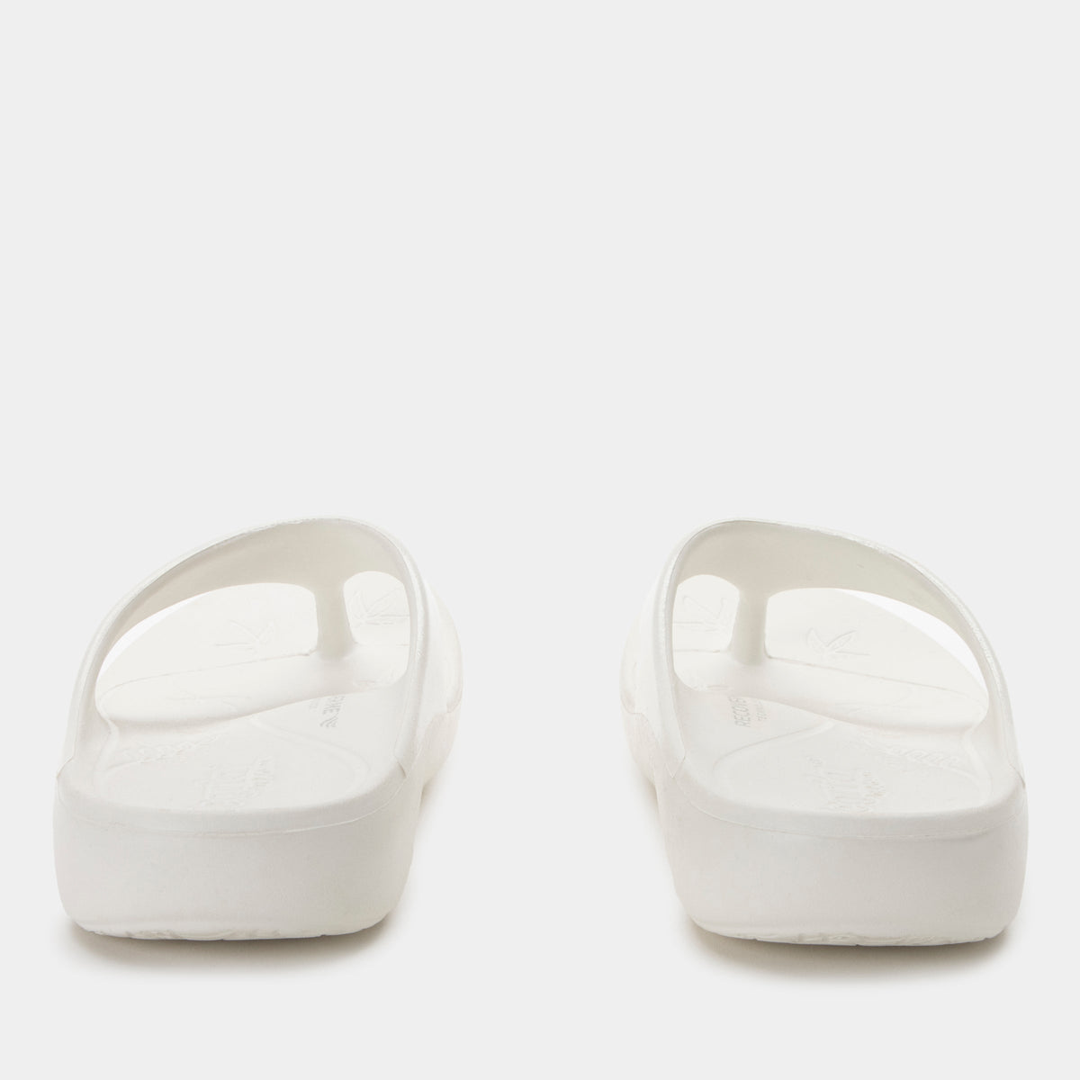 Ode White Gloss Sandal | Alegria Shoes