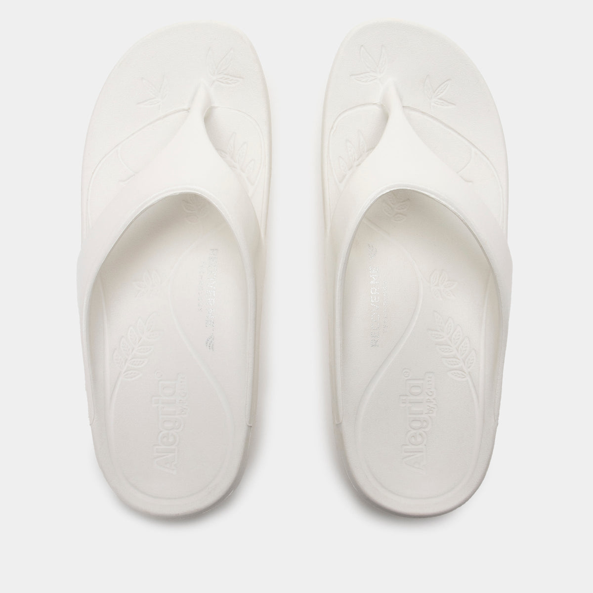 Ode White Gloss Sandal | Alegria Shoes