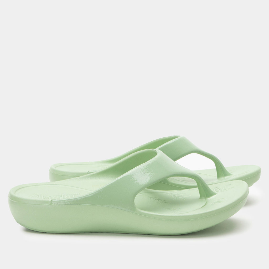Ode Mint Gloss Sandal | Alegria Shoes