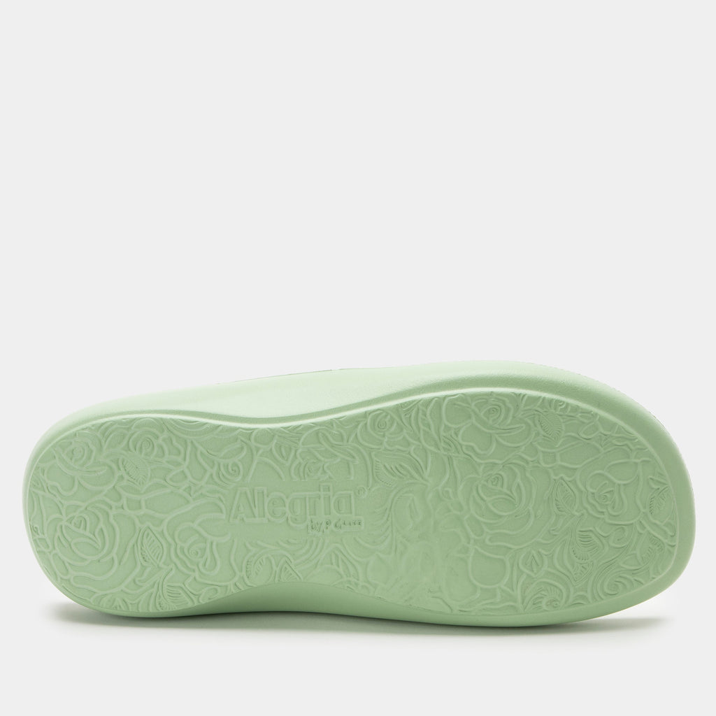 Ode Mint Gloss Sandal | Alegria Shoes