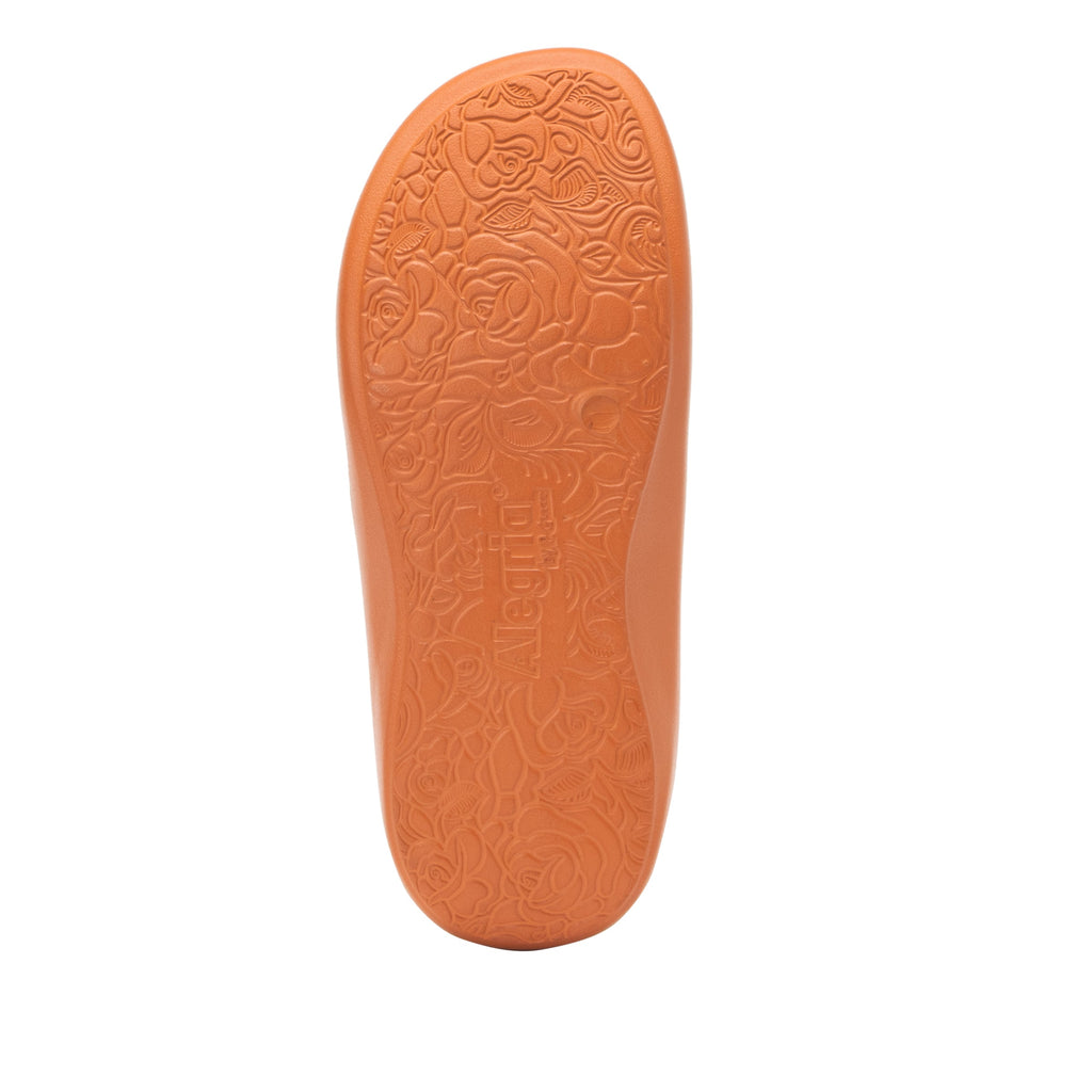Ode Tangerine Gloss EVA flip-flop sandal on recovery rocker outsole - ODE-7452_S6