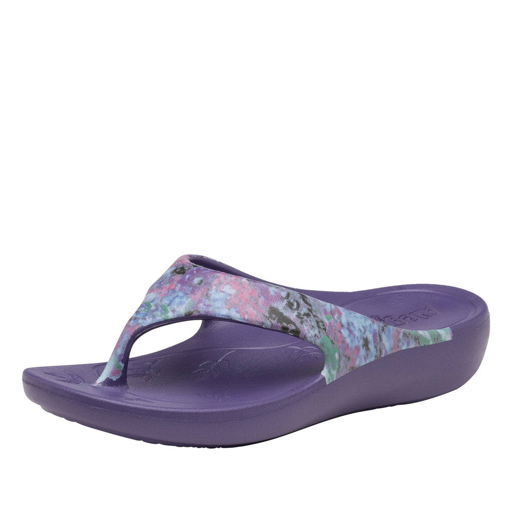 Ode Itchycoo Grey EVA flip-flop sandal on recovery rocker outsole - ODE-7768_S1