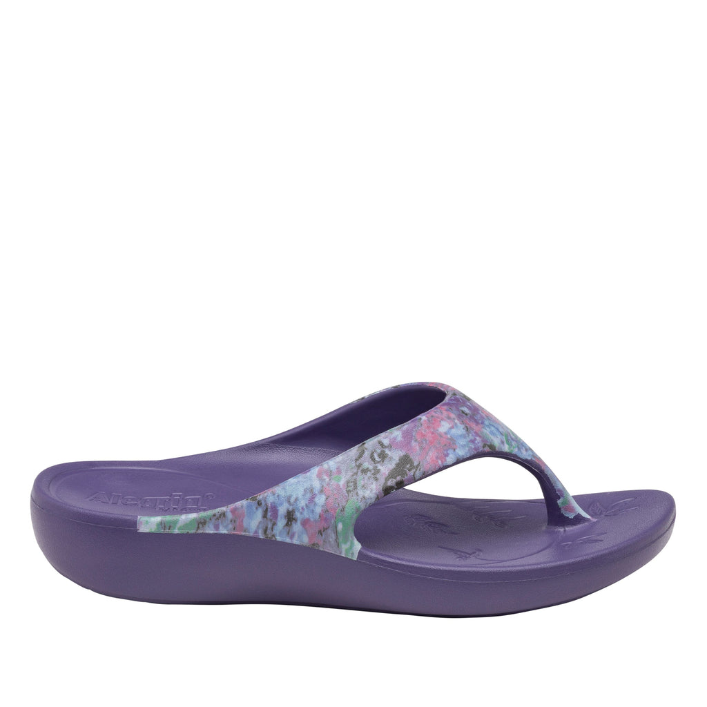 Ode Itchycoo Grey EVA flip-flop sandal on recovery rocker outsole - ODE-7768_S3