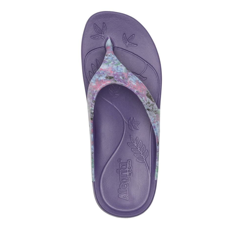 Ode Itchycoo Grey EVA flip-flop sandal on recovery rocker outsole - ODE-7768_S5