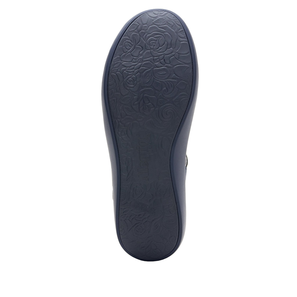 Olivia Navy sleek rocker mary jane style shoe with non-flexing rocker outsole - OLI-103_S5