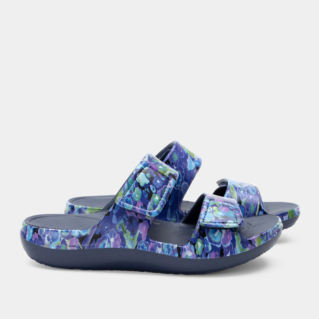 Orbyt Poppy Pop Blue Sandal | Alegria Shoes