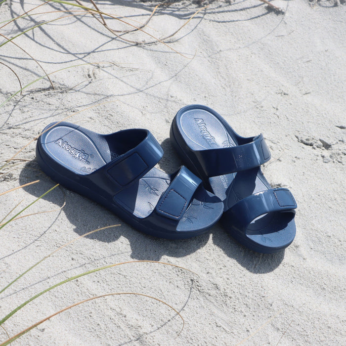 alegria Orbyt Navy Gloss Sandal