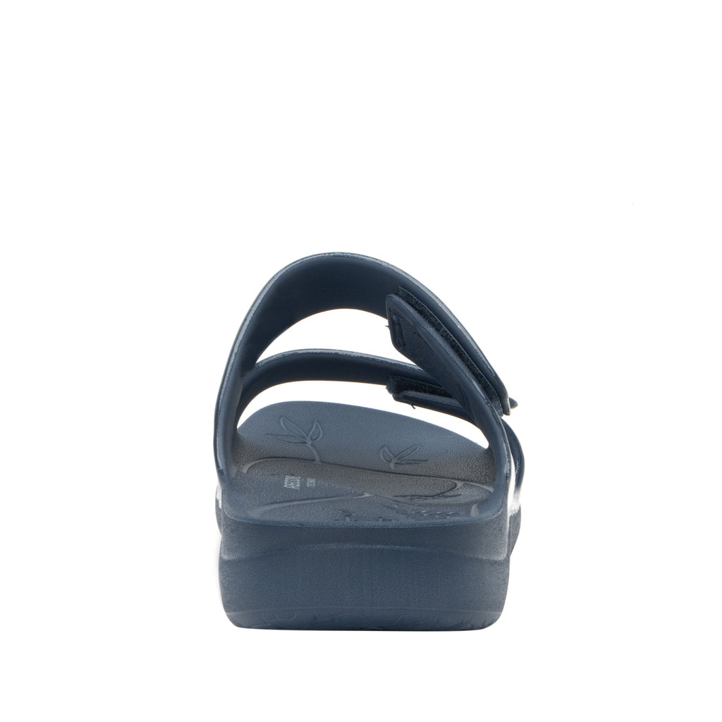 Orbyt Navy Gloss EVA slide sandal on recovery rocker outsole - ORB-7448_S3