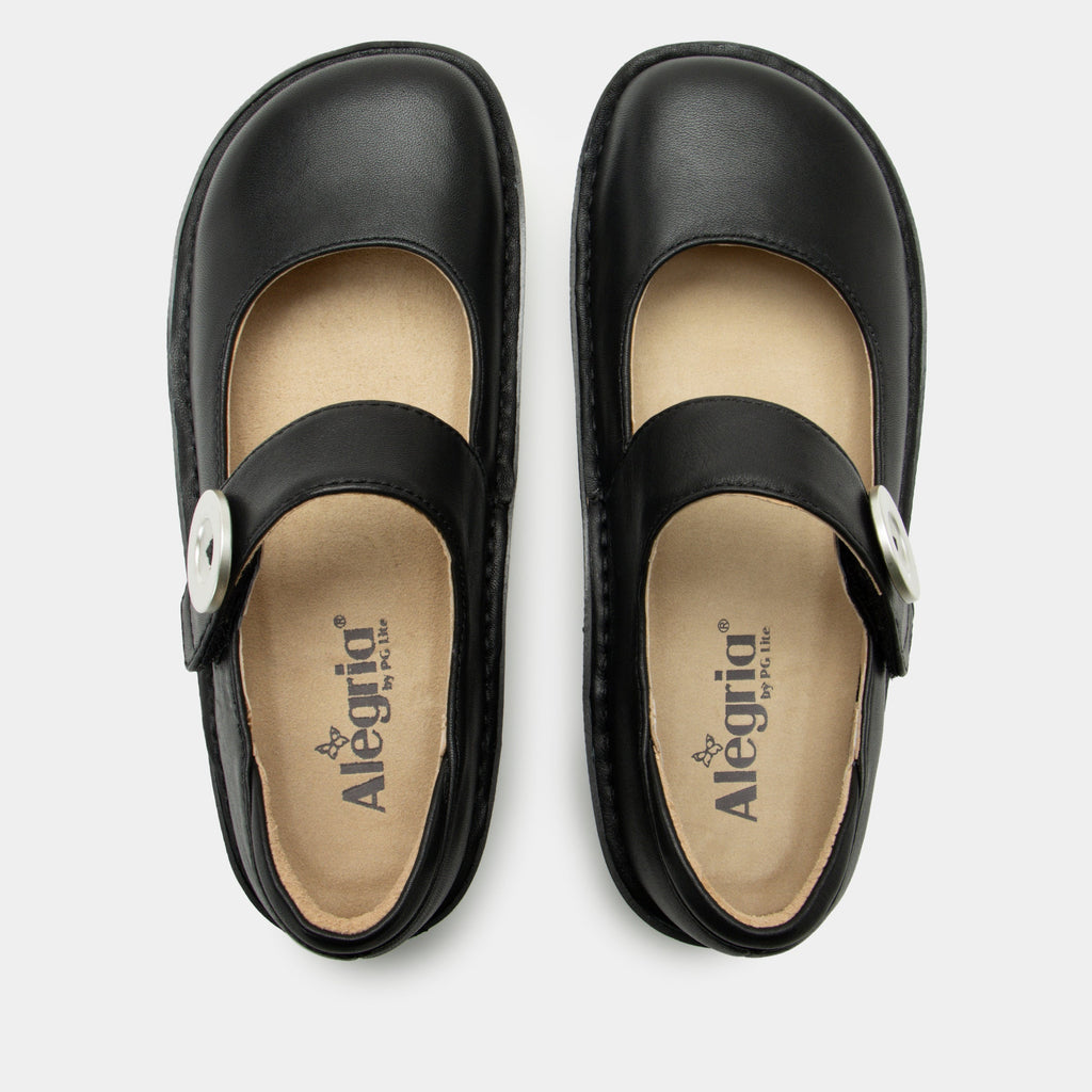 Paloma Black Nappa Mary Jane | Alegria Shoes
