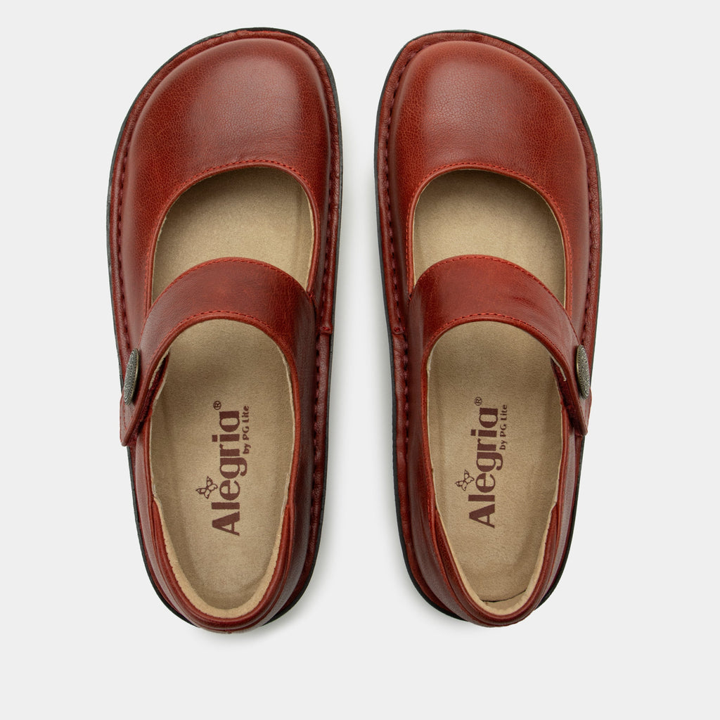 Paloma Garnet Mary Jane | Alegria Shoes