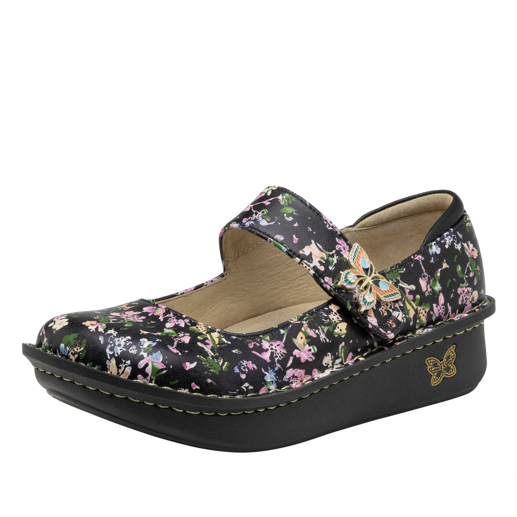 Paloma Dog and Butterfly Mary Janes with Classic Rocker Outsole - PAL-7504_S1