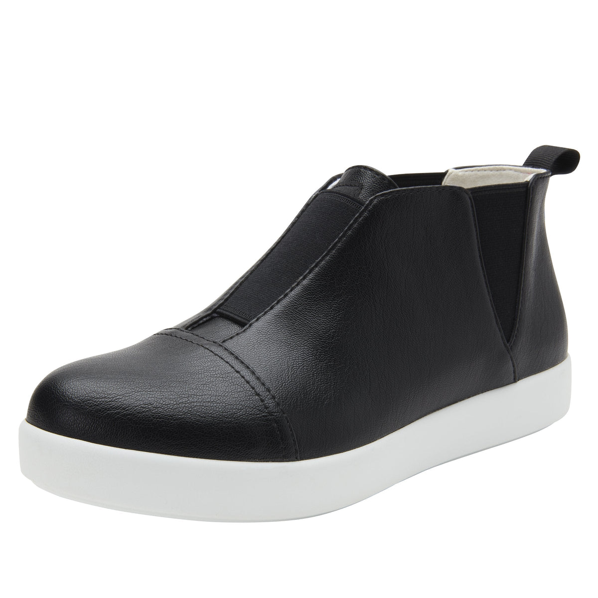 Parker Black Nappa Bootie | Alegria Shoes