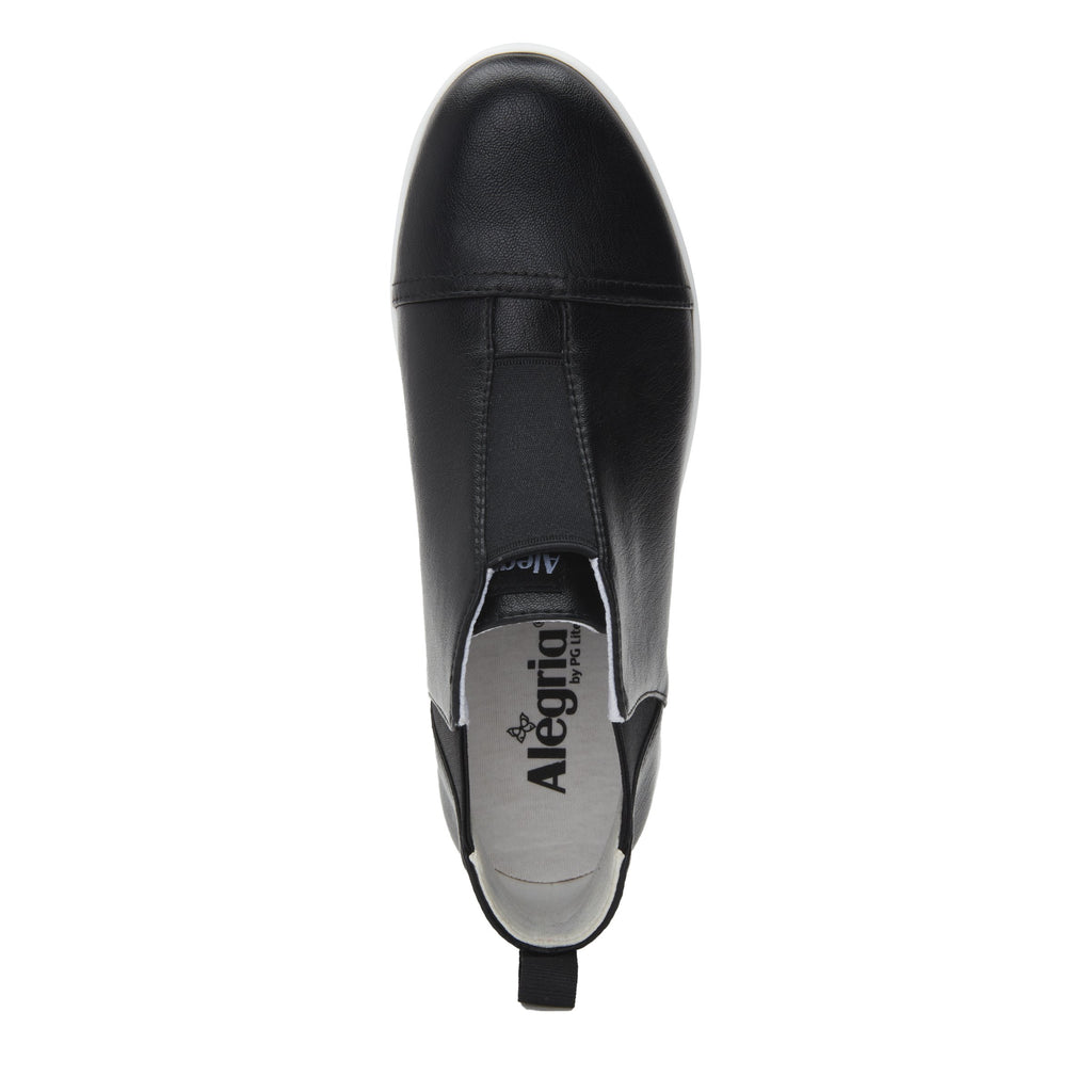Parker Black Nappa slip-on bootie on the Comfort Athleisure outsole, a fashionable choice for your outfit of the day.  PAR-601_S4