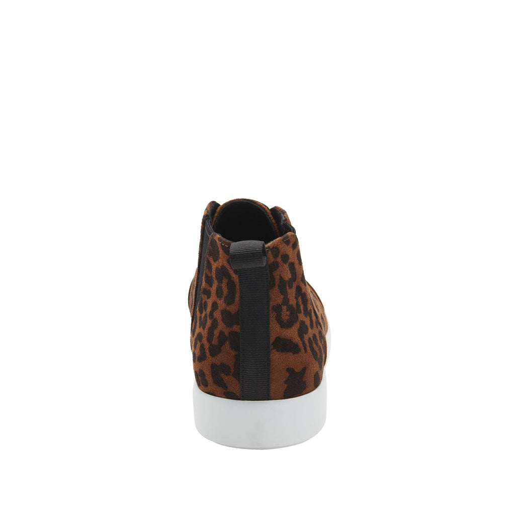 Parker Leopard slip-on bootie on the Comfort Athleisure outsole, a fashionable choice for your outfit of the day.  PAR-7903_S3