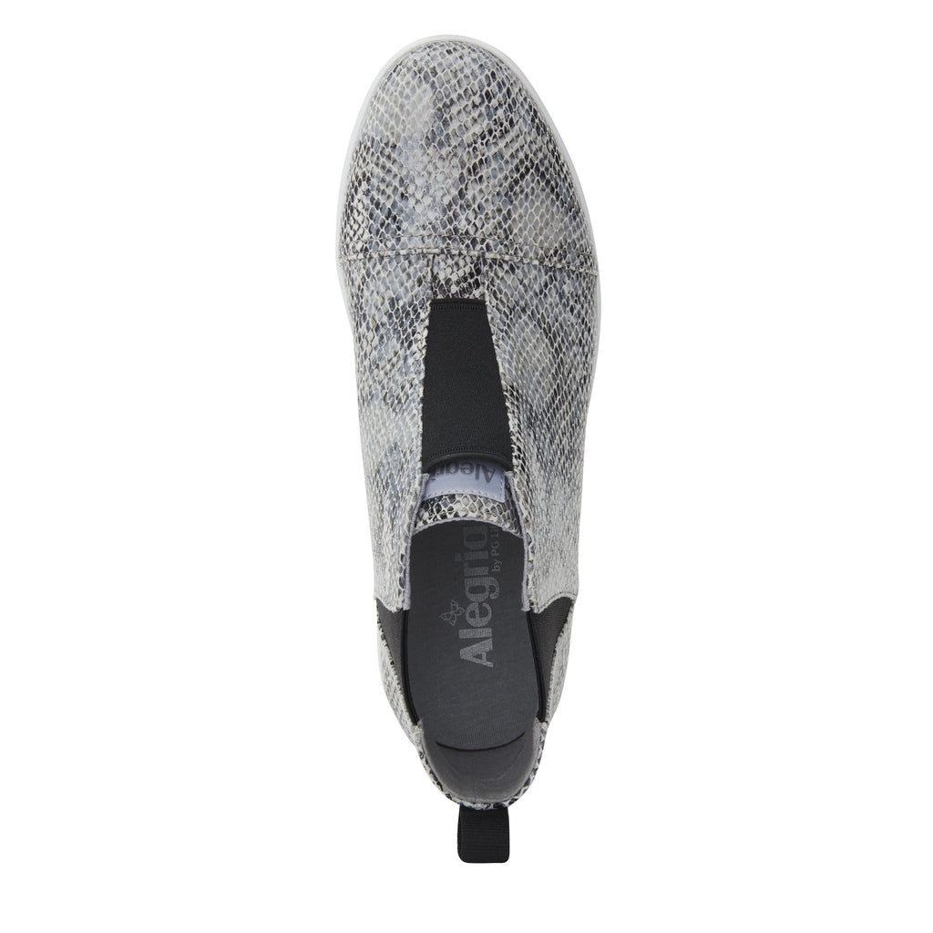 Parker Grey Snake slip-on bootie on the Comfort Athleisure outsole, a fashionable choice for your outfit of the day.  PAR-7915_S4