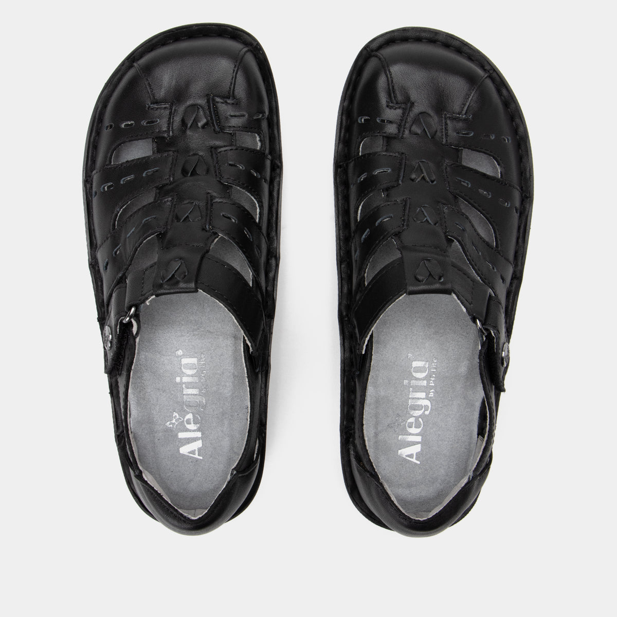 Pesca Black Butter Sandal | Alegria Shoes