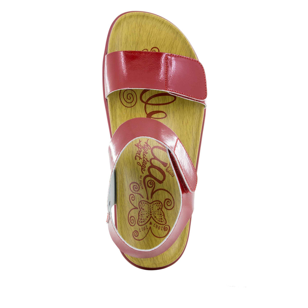 Playa Duo Red Patent Sandal (502752837686)