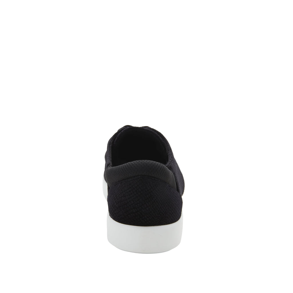 Poly Black Velvet Snake casual shoe on Comfort Athleisure outsole, with stain-guarded vegan textile upper for added flair.  POL-7904_S3