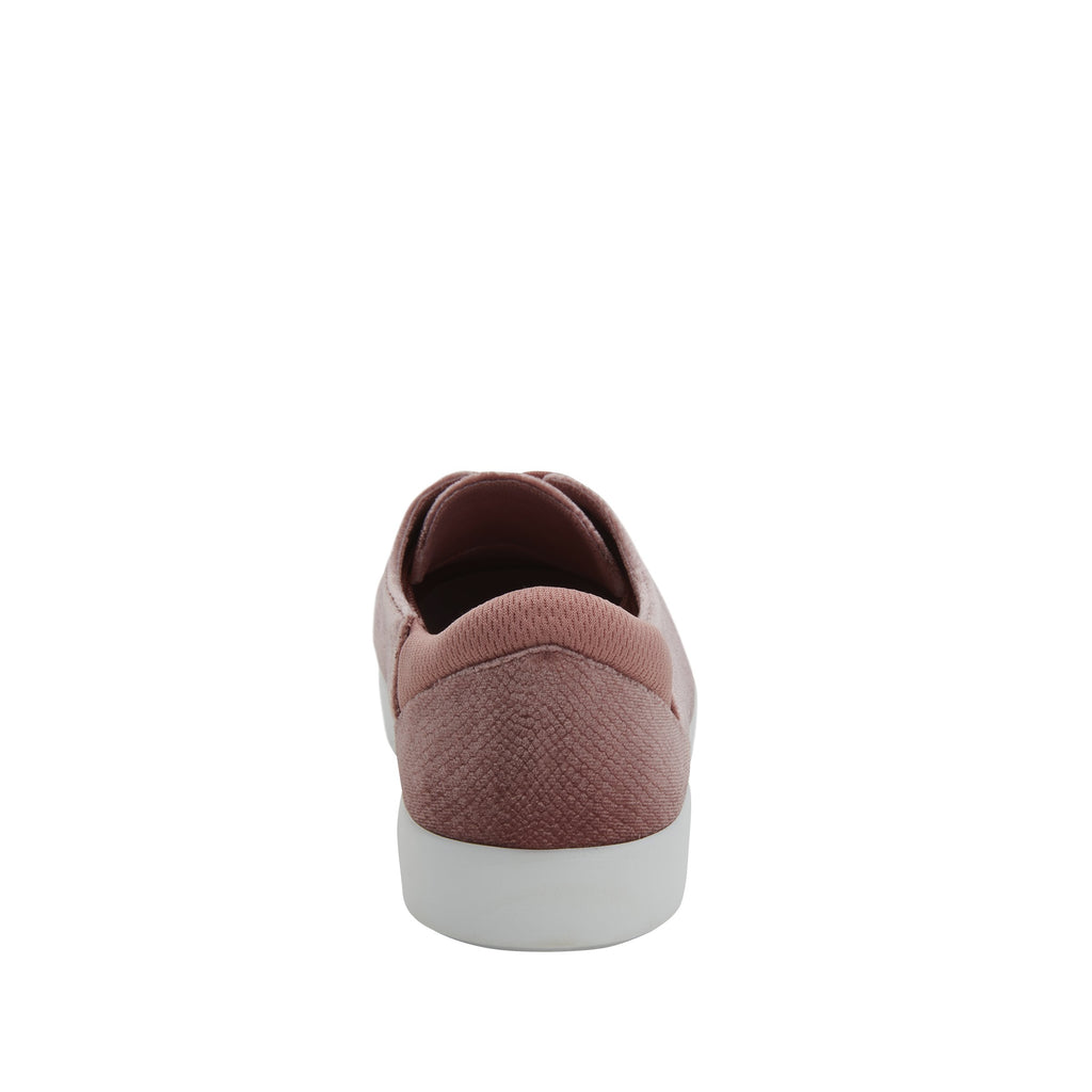 Poly Blush Velvet Snake casual shoe on Comfort Athleisure outsole, with stain-guarded vegan textile upper for added flair.  POL-7905_S3