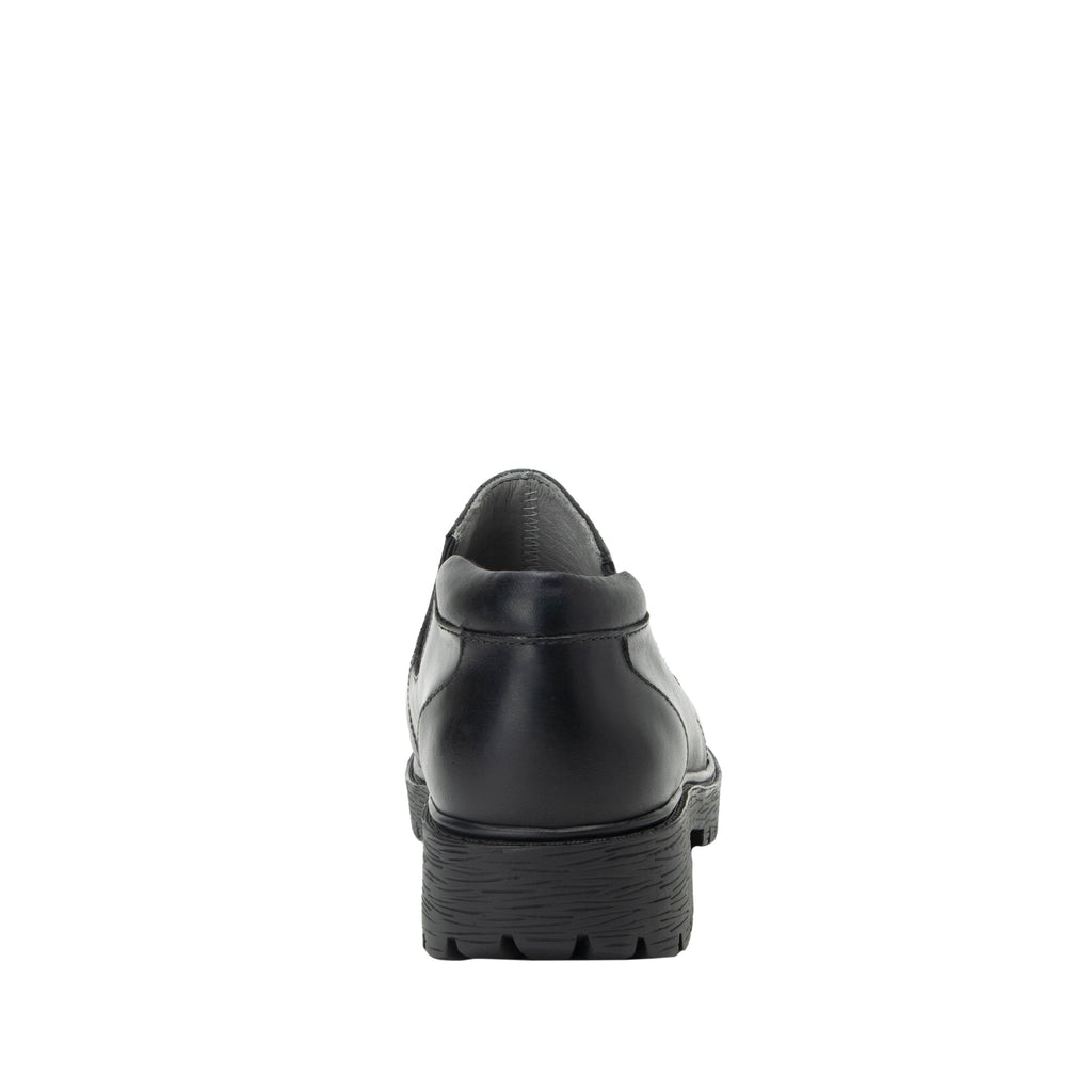 Ramona Oiled Black leather shoe on the new Luxe Lug outsole - RAM-7582_S3