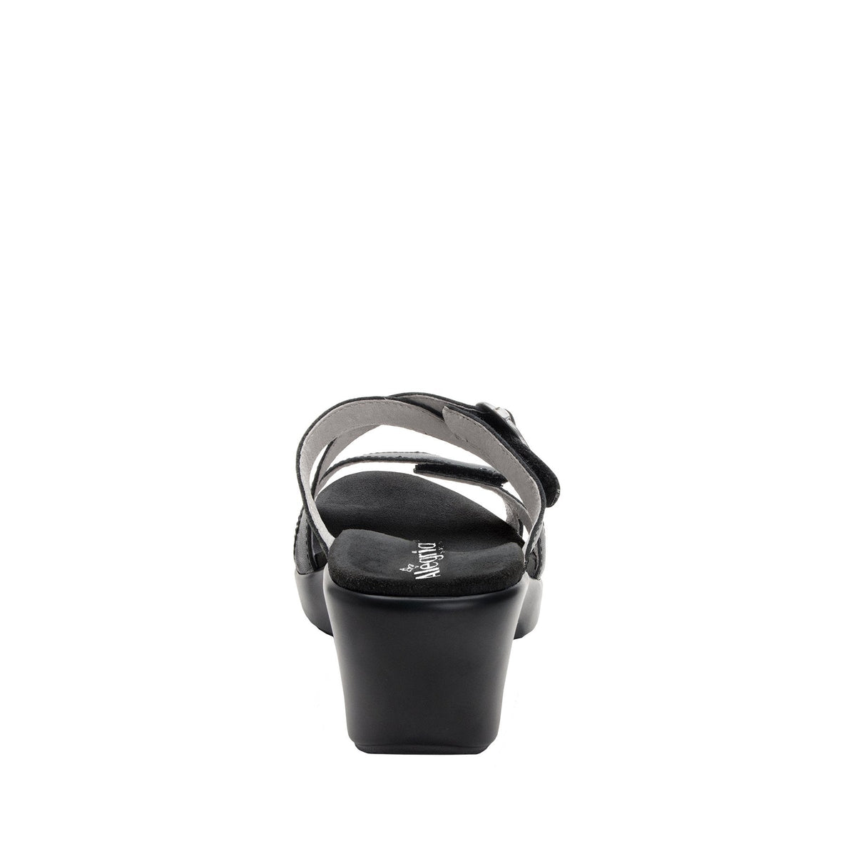 Roux Black Sandal | Alegria Shoes