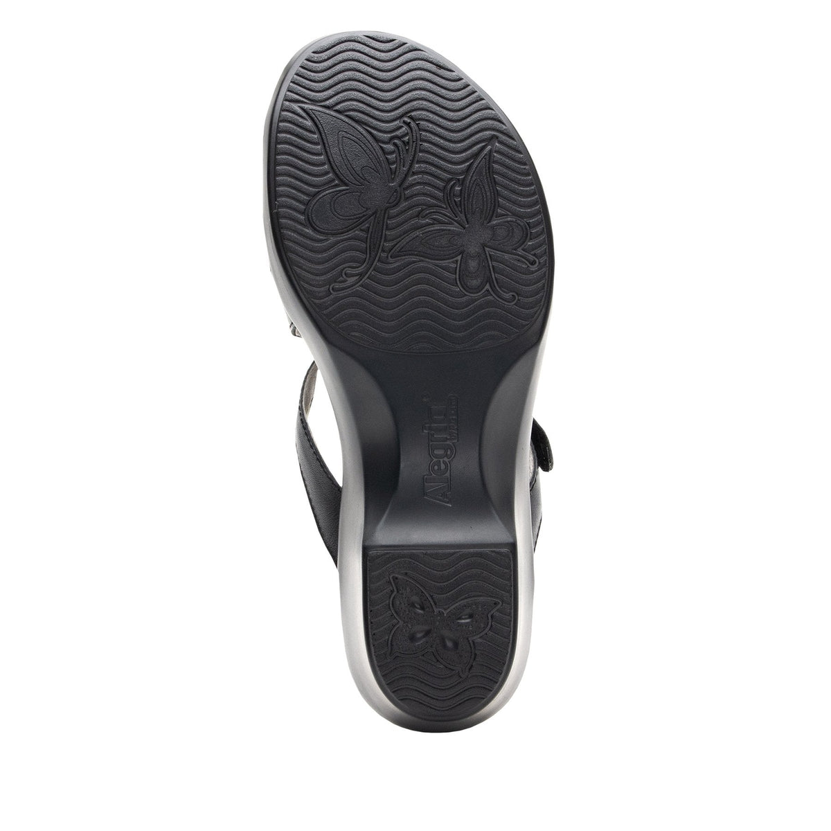 Roux Black Sandal | Alegria Shoes