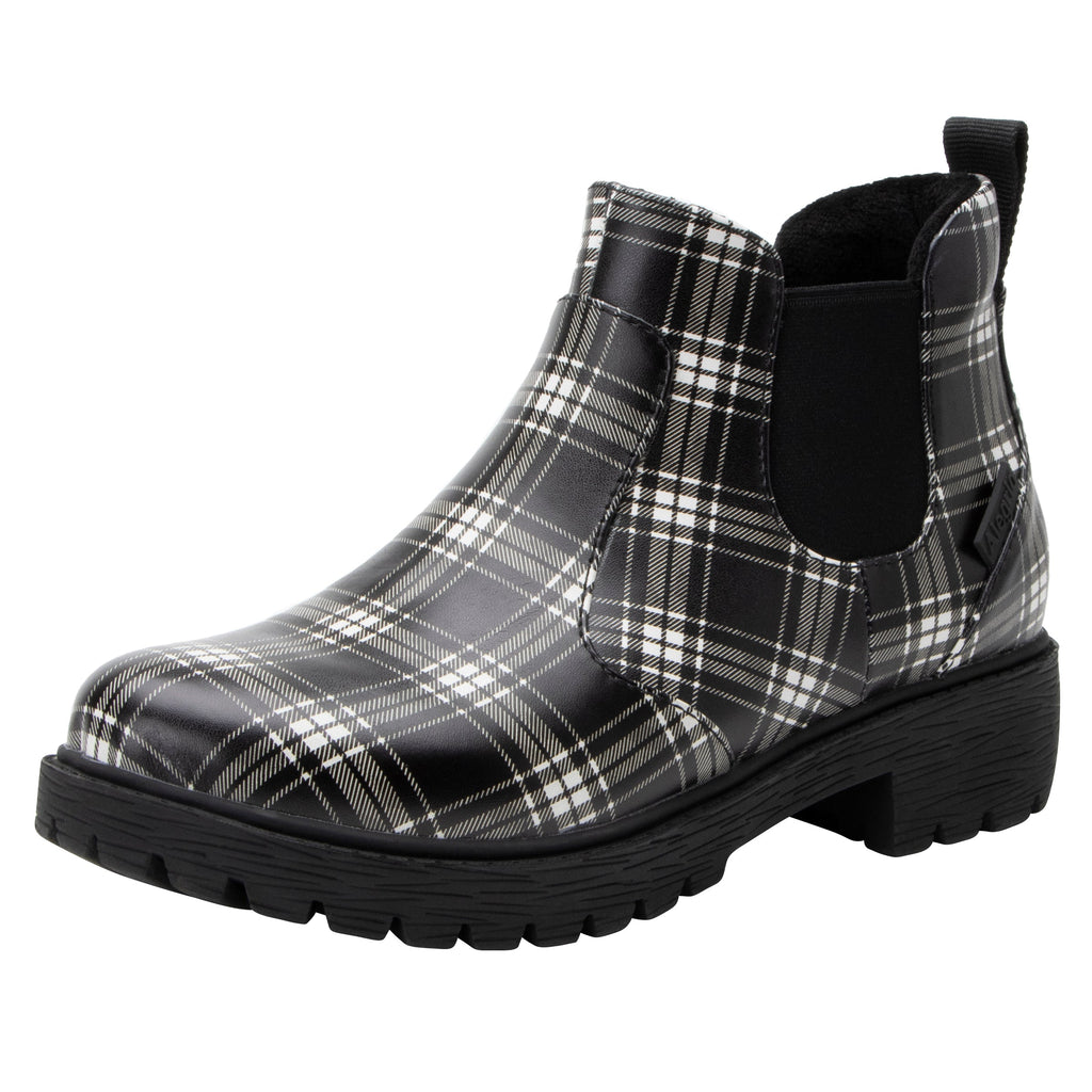 Rowen Plaid Boot | Alegria Shoes