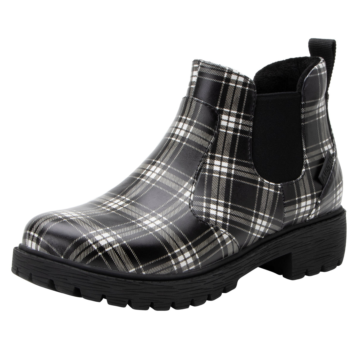 Rowen Plaid Boot | Alegria Shoes