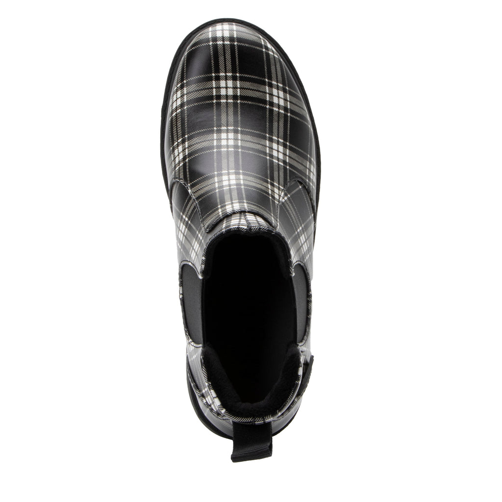 Rowen Plaid vegan leather boot on the new Luxe Lug outsole - ROW-7610_S5