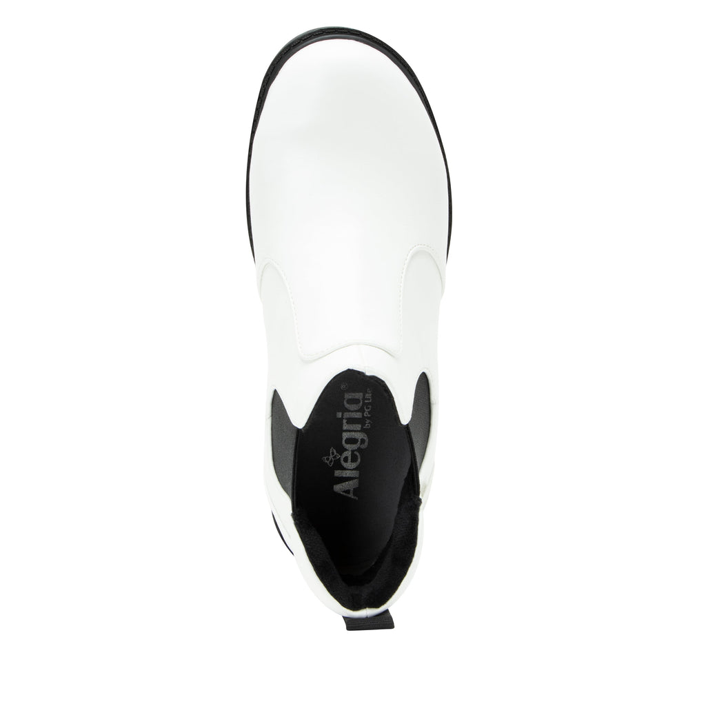 Rowen White Boot | Alegria Shoes