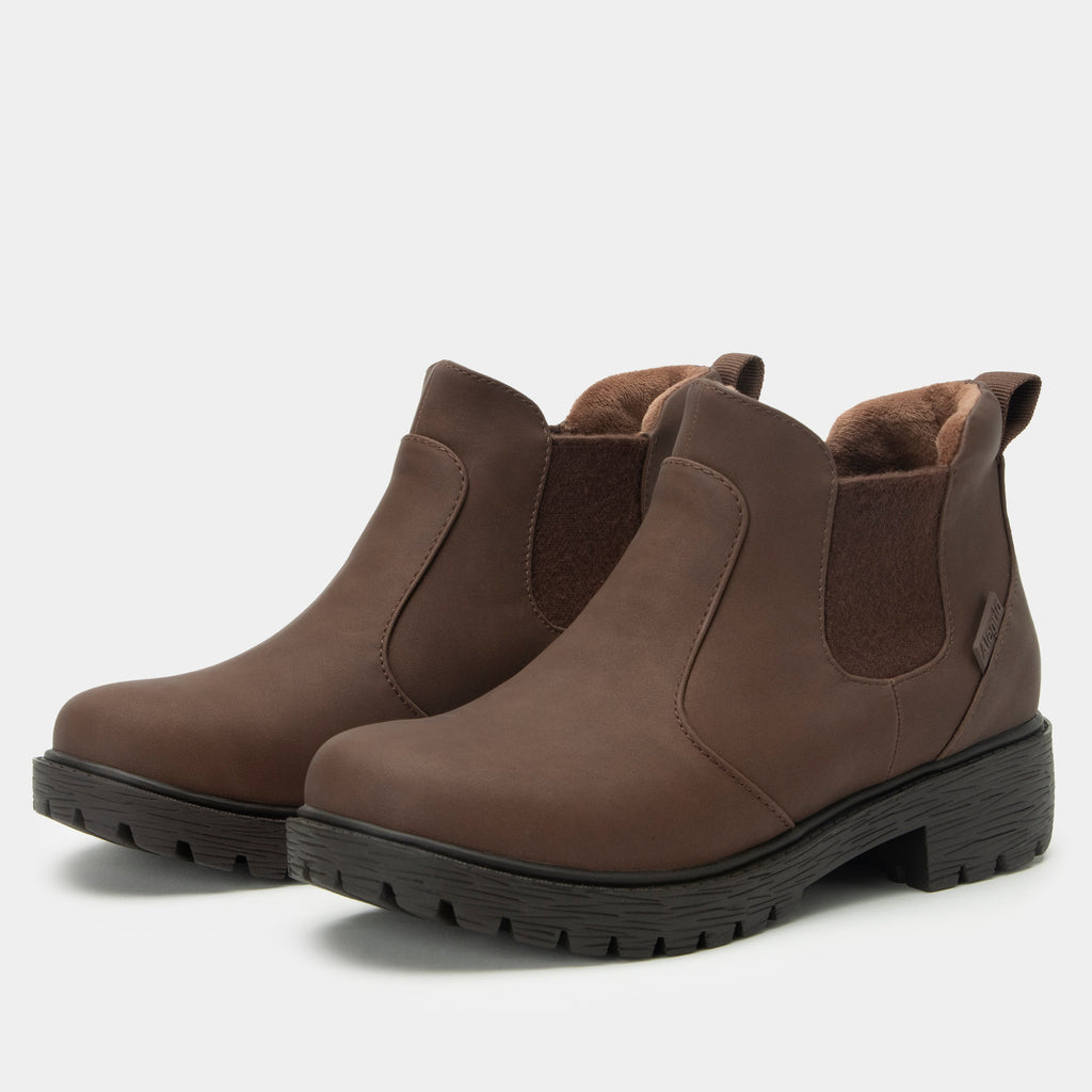 Rowen Relaxed Cocoa Boot | Alegria Shoes