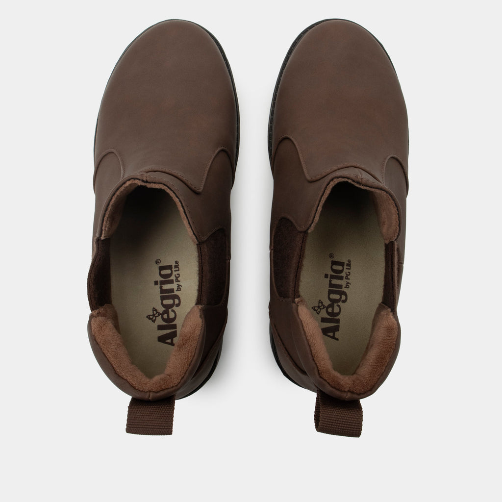 Rowen Relaxed Cocoa Boot | Alegria Shoes