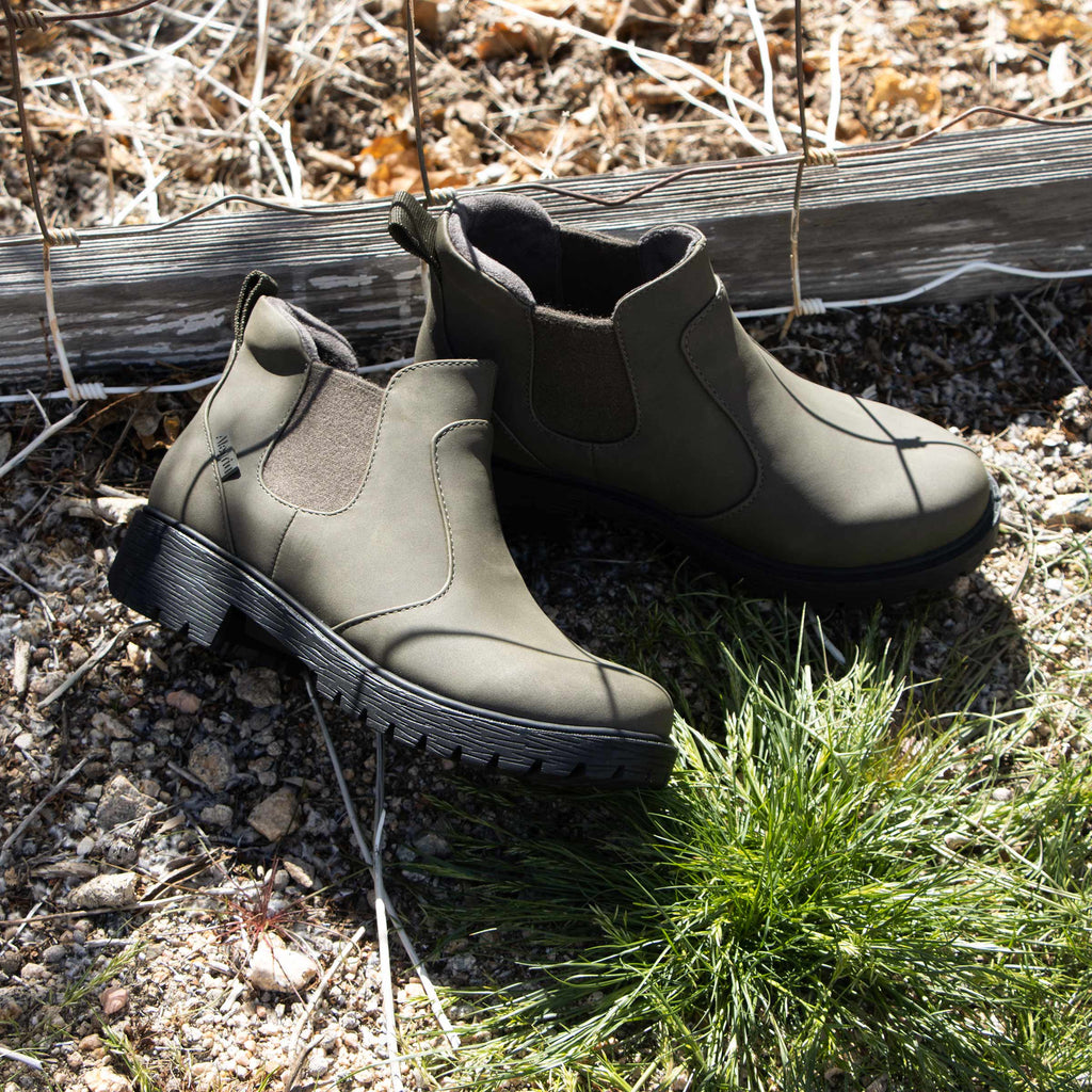 Rowen Relaxed Moss Boot | Alegria Shoes